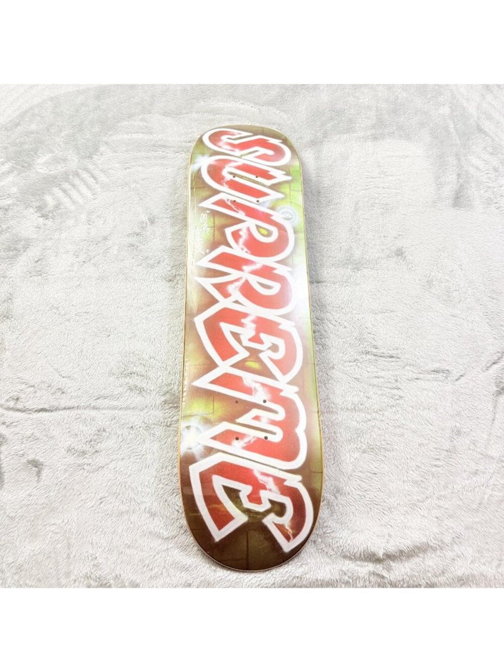 New Supreme Lee Logo Skateboard Deck 8.125 Red Graffiti  Art Skateboarding